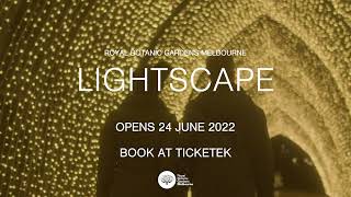 Lightscape 2022  Melbourne Gardens [upl. by Martguerita]