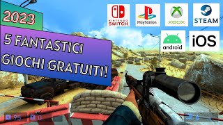 5 fantastici GIOCHI GRATIS per PC e Console [upl. by Bart]