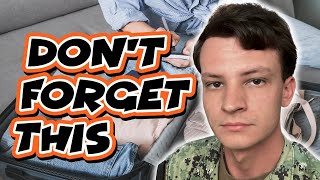 What To Pack For US Navy Boot Camp 2024 [upl. by Berti]