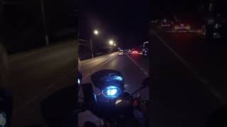 Jilang Max night race police 🚔 gopromoto nightrace motovlog [upl. by Aihsenor]