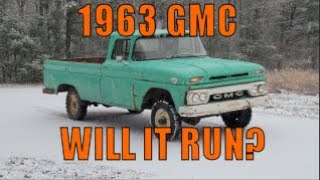 BARN FIND 1963 GMC K1000 4X4 REVIVAL [upl. by Ajiram]