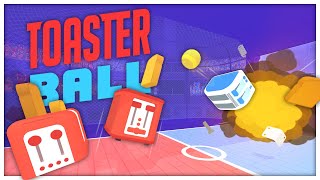 IF TOAST WAS A SPORT  Toasterball 4Player Gameplay [upl. by Hannazus464]