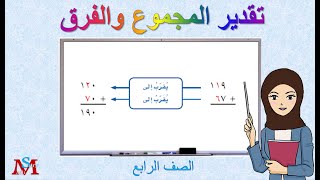 تقدير المجموع والفرق [upl. by Frick]