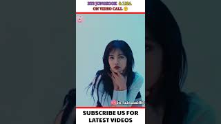 BTS jungkook amp lisa on video call 😲🥰jungkook and lisa video call real bts blackpink jungkook [upl. by Nodnahs]