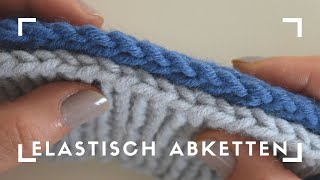 SUPER ELASTISCH ABKETTEN stricken [upl. by Nyladnohr]