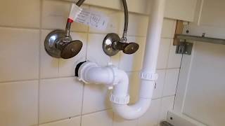 Plumbing Tips for Installing Ikea Vanity  Godmorgon  Problem Solving a 1 14quot Trap Adapter [upl. by Onaivatco]