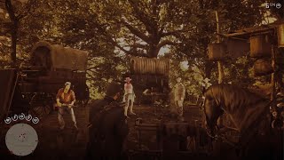 Lemoyne raiders camp wiped out in one dead eye RDR2 [upl. by Ttam]