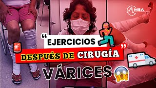 Ejercicios luego de la cirugía de várices  Dr Manolo Briceño [upl. by Eldreda750]