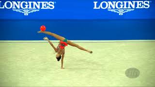 AVERINA Arina RUS  2017 Rhythmic Worlds Pesaro ITA  Qualifications Ball [upl. by Higgs174]