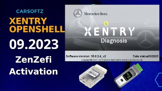 Installation Xentry Openshell XDOS 202309 MercedesBenz SDConnect C4 C5 C6 VCX SE [upl. by Paresh]