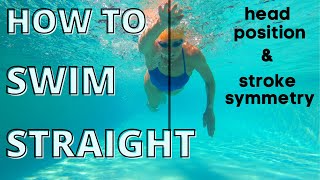 SWIM LESSONS FOR AN IRONMAN  how to swim straight [upl. by Ramilahs]