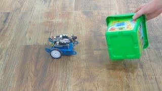 Makeblock mBot  Pixy object following robot first tests [upl. by Sobel]