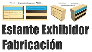 Creando Estante Exhibidor Madera  Fabricación [upl. by Tammy535]