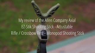 Allen Company Axial Shooting stick mini review [upl. by Querida]