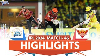 CSK vs SRH IPL 2024 Sunrisers Hyderabad vs Chennai Super Kings Today Full Match Highlights [upl. by Demeter184]