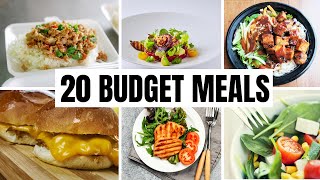 20 FRUGAL FAMILY RECIPES  BUDGET COOKING [upl. by Caryl]