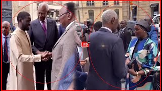 Urgent 🛑Visite de Diomaye et la première Dame chez lancien Pr Abdou Diouf à Paris [upl. by Nnyloj]