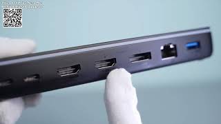 Hagibis DisplayLink USB C Docking Station Review Aliexpress [upl. by Elleinahc341]