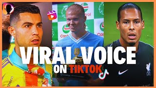 How To Make The Viral Tiktok AI VOICE Adam For Football Edits  Virbo AI Tutorial [upl. by Oijimer]