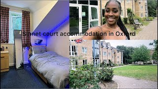 Sinnet court accomdation tour  Oxford brookes university🇬🇧moving in as an international student [upl. by Anaujait]