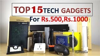 Top 15 Tech Under Rs 500 and Rs 1000 I Personally Use  Tech Gadgets and Accessories [upl. by Fifi941]