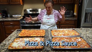 Italian Grandma Makes Pizza and Pizza Sauce [upl. by Parke]