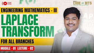 LAPLACE TRANSFORM Engineering Mathematics III  All University  MRF SIR [upl. by Bedad]