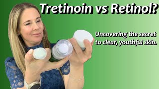 Tretinoin vs retinol Guide for clear youthful skin from a Dermatologist [upl. by Ibib]