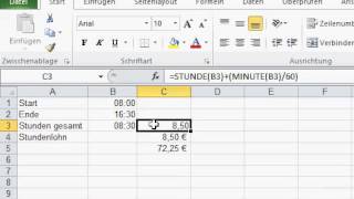 Rico Rebhan präsentiert Excel 2010  Lohnabrechnung erstellen [upl. by Earas]