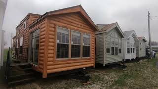 Tiny Houses on Wheels Best Log Cabins Ever RVIA approved [upl. by Itnuahsa]