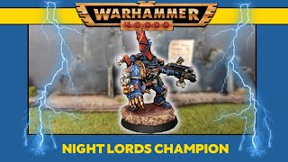 Night Lords Champion Warhammer 40K [upl. by Maris]