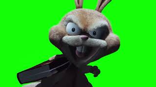 Hoodwinked  Evil Bunny Rabbit Laughing  Green Screen [upl. by Andres12]