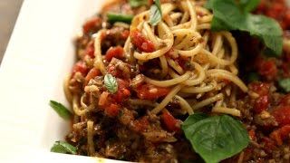 How To Make Spaghetti Bolognese  The Bombay Chef  Varun Inamdar [upl. by Poul]