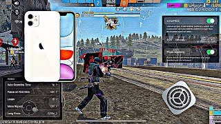 Perfect Sensitivity ⚙️ For iPhone 11 Free Fire [upl. by Zendah]