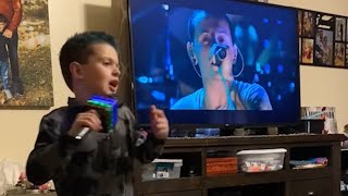 Kid sings my Linkin Park  Slipknot Mashup quotTill The Endquot [upl. by Uta]