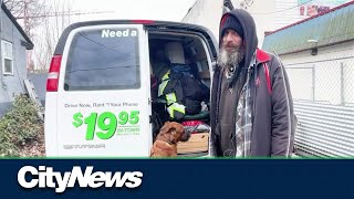 Man living in a van with his dog says pet friendly housing is unaffordable in Metro Vancouver [upl. by Teyut]