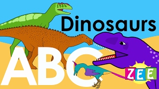 Dinosaur Alphabet Zee  ABC of Dinosaurs  Learn about dinosaurs  NurseryTracks [upl. by Ahsok]