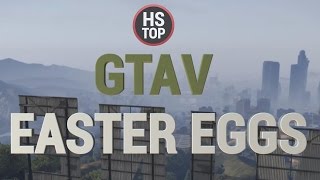 Top 15 Easter Eggs ★ GTA V [upl. by Luhem793]