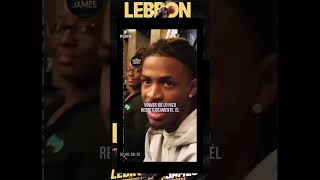 ja Morant le responde a lebrón nba lebronbrothers basketball lakers lebronjamesbasketsports [upl. by Vig]