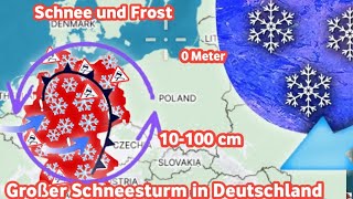 Wetterwarnung Großer Schnee Und sibirischer Frost Kommt nach ganz Deutschland [upl. by Coral]