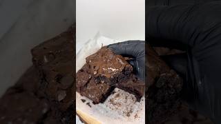 Fudgy Oreo Brownies 🫶🏽 fudgybrownies browniesviral [upl. by Mayworm]