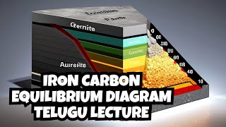 Iron Carbon Equilibrium Diagram  Ferrite  Cementite  Austenite  Pearlite  Martensite  Phases [upl. by Letsyrk]