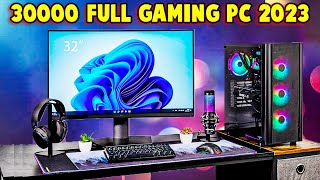 Rs 30000 FULL Setup Gaming PC for Budget Gamers  With All New Parts 2023 [upl. by Innavoij678]