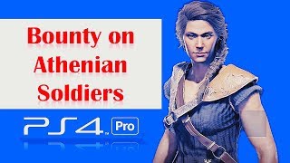 Assassins Creed Odyssey Bounty on Athenian Soldiers [upl. by Anileva]