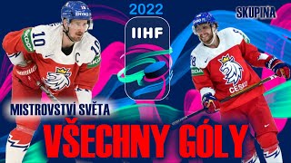 Všechny České Góly na MS 2022  Tampere  skupina Olympics Czechia [upl. by Kellyn]