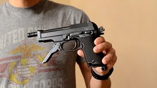 Обзор страйкбольного пистолета KSC Beretta M93R [upl. by Longfellow644]