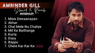 Amrinder Gill Songs Slowed amp Reverb Punjabi Mashup  Jot Music [upl. by Ecerahs]