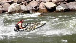 Jet skiing big rapids on the colorado river [upl. by Nikolas]