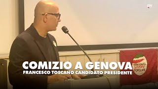 Incontro a Genova  Francesco Toscano candidato presidente [upl. by Selig]