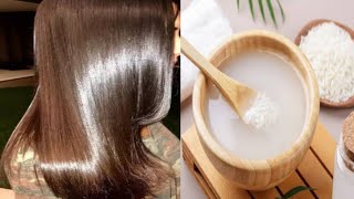 diy hair treatmenthome made rice rinse for strong shinny and thick hair [upl. by Ykcor407]